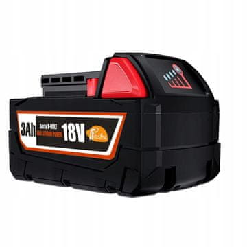 Rosfix Zamjenski Akumulator X-Volt 18V 3Ah – Kompatibilno S Milwaukee M18 | LED Indikator, Litij-Ionska Tehnologija