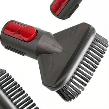Rosfix Zamjenski Dio Za Usisavač Dyson V7–V15 Četka S Dlakama, Brzo Montiranje, Plastika, Siva