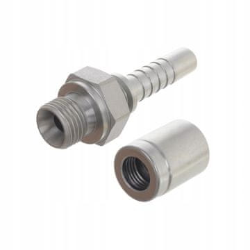 Rosfix Spojka I Tulejka Za Visokotlačne Cijevi Dn6 – Muški Spoj G1/4" | Čelik 12,3X16X27 MM, Visoka Izdržljivost