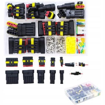 Rosfix Set Hermetičkih Električnih Spojnica – 240 Komada, Ip67, Poliamid 6.6, 14A, 24V | Univerzalna Povezivanja