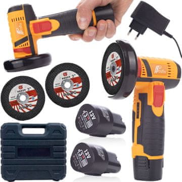 Rosfix Mini Brusilica Blue Bird 12V Mbb12V – Bežična, Ergonomski Dizajn | 76 MM, 19500R/Min
