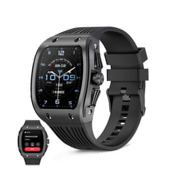 Ksix smartwatch Hero2, 1.76" IPS zaslon, 7 dana bat., IP68, crni