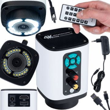 Rosfix Altair PRO Digitalscope 4K Digitalni Mikroskop All-In-One S Sony Cmos 8.29Mp, Hdmi, USB, LED 24X, Daljinsko Fokusa, 64Gb, 8 Jezika