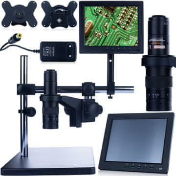 Rosfix Mikroskop Digitalni Earth PRO Mcep-0.5X-Pzrr – 7-45X Zoom | 8" Zaslon, C-Mount 25MM