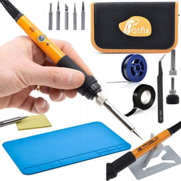 Rosfix Set Orange Pitbull Op60W Lemilica – 60W S Potenciometrom | 220V, 200–450°C, Kabel 90 CM
