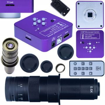 Rosfix Kamera Mikroskopska Puppis Pink PRO Kmppp-Hdmi-USB 51Mp – Fullhd/4K | Hdmi/USB | 180X Zoom