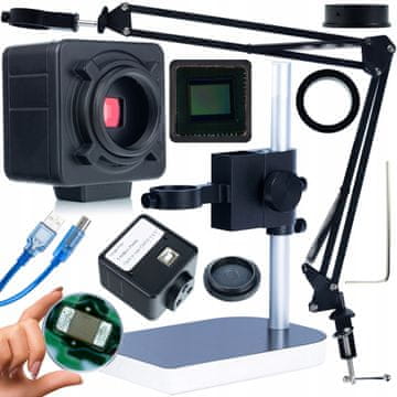 Rosfix Set Za Digitalnu Mikroskopiju Odm-180X – Podesivi Nosač, Platforma I Kamera 5Mp | Hdmi/USB Kompatibilnost