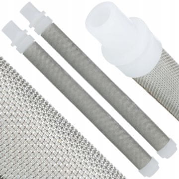 Rosfix Prstasti Filtar 60 Mesh – Set 2 Komada | Kompatibilno S Airless Raspršivač | Duljina 96,8MM