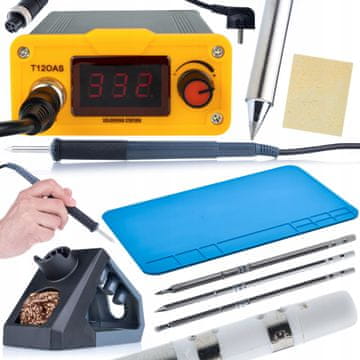 Rosfix Set Lemilica T12 Rosfix Orange Akbash T12Oas – 75W, 200-450°C | Grotovi T12-Il/B/Bc4, Silikonska Mata