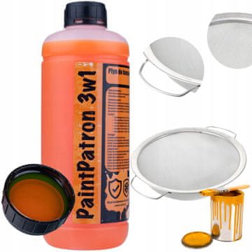 Rosfix Pjenilica Paintpatron 3U1 1L – Zaštita I Čišćenje Airless Rasprsivača | Metalno Sito 290MM