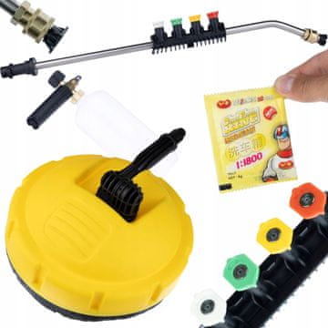 Rosfix Set Mlaznica I Nastavak Za Pjenu Za Visokotlačne Perače Kärcher K2–K7 | 160 BAR, 60°C, 1/4" Bayonet