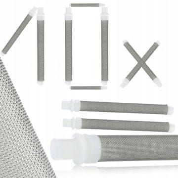 Rosfix Prstasti Filtar 60 Mesh – Set 10 Komada | Kompatibilno S Airless Raspršivač | Metal I Plastika