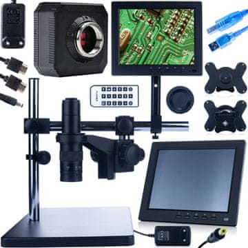 Rosfix Mikroskop Digitalni Earth PRO Mcep-0.5X-Pzrr – 8" Zaslon + Kamera Orion PRO | Zoom 7-45X, C-Mount