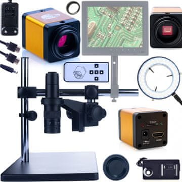 Rosfix Mikroskop Digitalni Earth PRO Mcep-0.5X-Pzrr – 7-45X Zoom | 56Xled Osvjetljenje | Kamera Pegasus