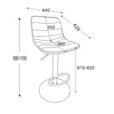Fort Barska stolica TITA - svijetlo siva (set 2 komada)
