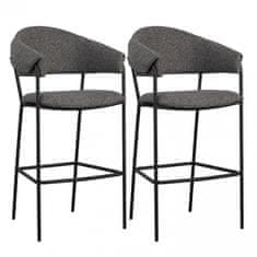 Fort Barska stolica SLAMBAR (antracit) (set 2 komada)