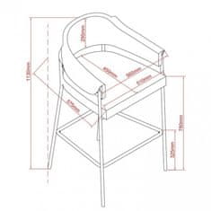 Fort Barska stolica SLAMBAR (bež) (set 2 komada)