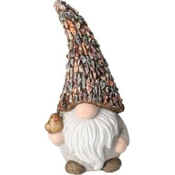 ProGarden Vrtni patuljak KO-095752300 bird decoration 31 cm with bird