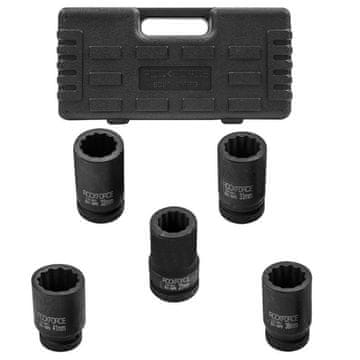ROCKFORCE Set udarnih nasadnih ključeva 1" 12-kraki 27-41 mm