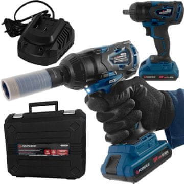 FORSAGE 1/2" 450 Nm 18V 2.0 Ah Bežični udarni odvijač bez četkica