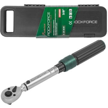 ROCKFORCE 3/8" moment ključ s blokadom 5-25 Nm