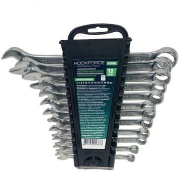 ROCKFORCE Set kombiniranih ključeva 6-22 mm, 12 komada