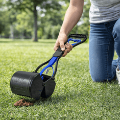 HARLEY® Higijenska lopatica za pseći izmet 45 cm, praktično skupljanje bez saginjanja | POOPBLAST