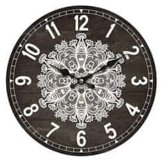 Autronic Zidni sat MDF wall clock, 34cm (HA1708)