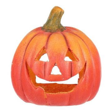 Autronic Ukras Terracotta Pumpkin - candlestick, orange-red color (DM1870)