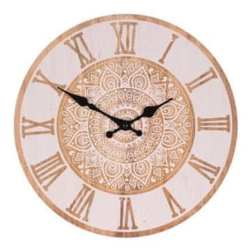Autronic Zidni sat Wall clock - diameter 34 cm, MDF, mandala motif (HA1641)
