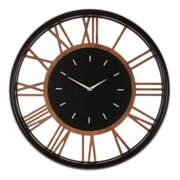 Autronic Zidni sat Wall clock - diameter 60 cm, MDF and metal, Roman numerals (HW4000)