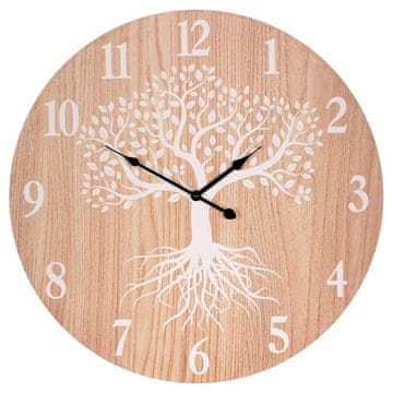 Autronic Zidni sat Wall clock - diameter 58 cm, MDF, tree of life (HA1736-L)