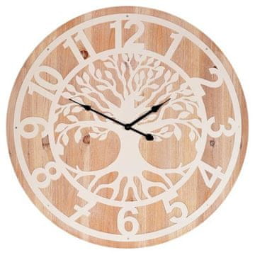 Autronic Zidni sat Wall clock - diameter 60 cm, metal and MDF, tree of life (HA1741)