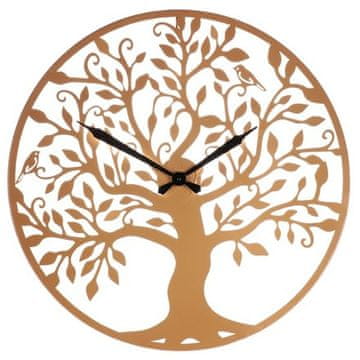 Autronic Zidni sat Wall clock - diameter 60 cm, metal, tree of life (HA1737)