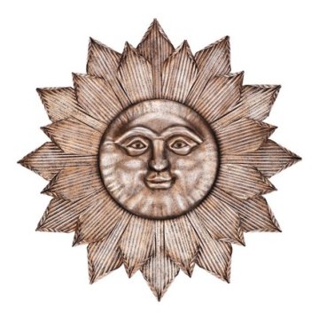 Autronic Zidna dekoracija Sun - metal wall decoration, gray (FH2255)