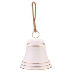 Autronic Viseći ukras Bell - hanging decoration, metal, white (KOC510 WT)