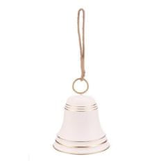 Autronic Viseći ukras Bell - hanging decoration, metal, white (KOC511 WT)