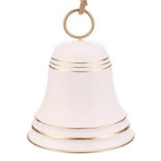 Autronic Viseći ukras Bell - hanging decoration, metal, white (KOC511 WT)