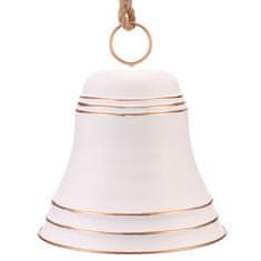 Autronic Viseći ukras Bell - hanging decoration, metal, white (KOC510 WT)