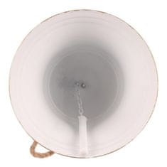 Autronic Viseći ukras Bell - hanging decoration, metal, white (KOC511 WT)