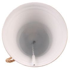 Autronic Viseći ukras Bell - hanging decoration, metal, white (KOC510 WT)