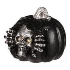 Autronic Bundeva Pumpkin with skull - Halloween, magnesium, LED lighting (KEO102)