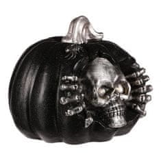 Autronic Bundeva Pumpkin with skull - Halloween, magnesium, LED lighting (KEO102)