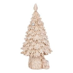 Autronic Božićni ukrasi Tree - polyresin decoration, beige color (AL1542)