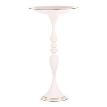 Autronic Metalna zdjela Metal bowl - on a stand, 71 cm, for arranging, white color (FUP537)