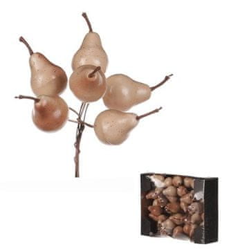 Autronic Ukras Pears on a wire - beige, price per pack (36 pcs) (PRA012 BEI)