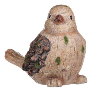 Autronic Ukras Bird - decoration made of magnesium, wood imitation (LIF2521)