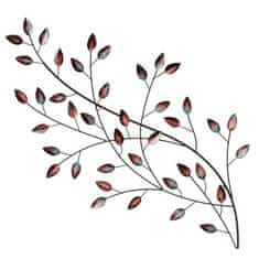 Autronic Zidna dekoracija Branch with leaves - metal wall decoration (FA22-001)