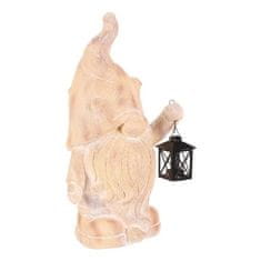 Autronic Vrtni patuljak Dwarf - with candle lantern, magnesium, wood imitation (SM514)