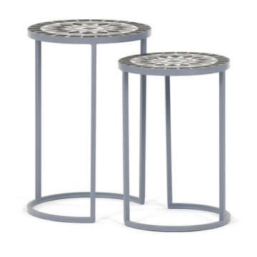 Autronic stalak za cvijeće 35x35x52cm, keramički, sivi, US1501